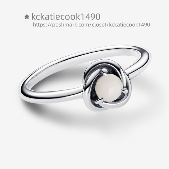 Pandora June Birthstone Eternity Circle Ring - Picture 2 of 5